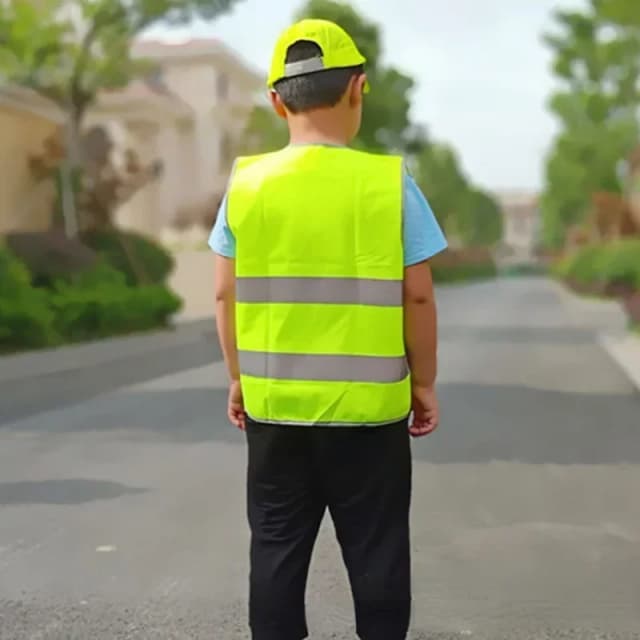Kinderen Studenten Nacht Reflecterende Vesten Verkeerswaarschuwingsvest voor kinderen Reflecterende Reflectorvesten Kledingjas