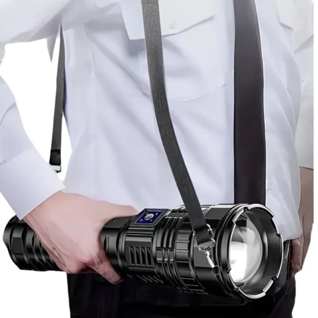 1000W Ingebouwde Batterij Flitslicht Noodspots 9km 990000000LM Meest Krachtige Led Zaklampen Tactische Zaklamp 15000mAh