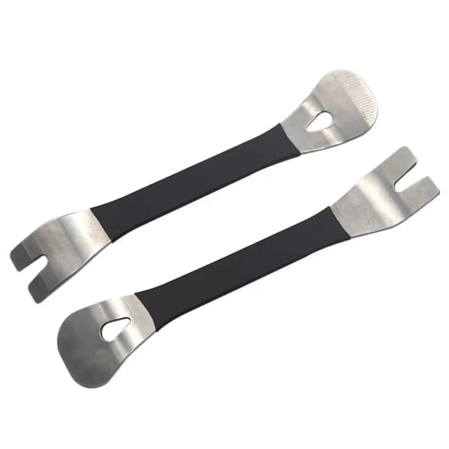 1 ST Auto-interieur Clip Panel Trim RVS Pry Plate Gesp Driver voor Auto Modificatie Verwijdering van Audio Navigatie Center