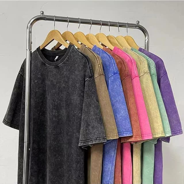 2025 Streetwear Gewassen Vintage T-shirts Hip Hop Retro Punk T-shirt Vrouwen Tops Katoen Neutrale Korte Mouw Zure Wassen T-shirts