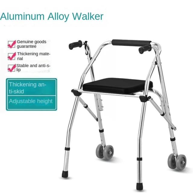 OMGD Ouderen Mobiliteit Handicap Handframe Trolley Walker Walker Revalidatie Trainingshulpmiddelen Gehandicapte Walker ​