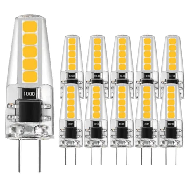 10 stks G4 LED Lamp 5 W DC12V 220 V 2835 SMD 10led Warm/Koud Wit 360 Graden Hoek Kroonluchter Licht Vervangen Halogeenlamp verlichting