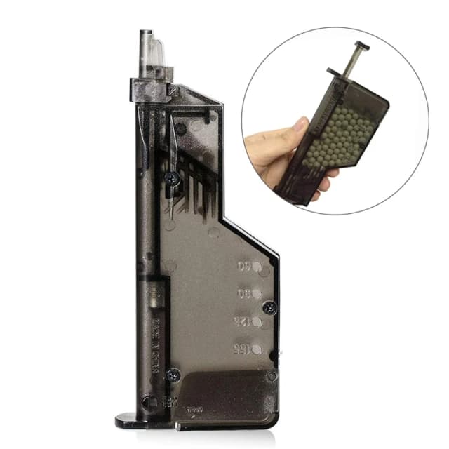 Plastic BB Snelheidslader 220-100 Rondes Oorlogsspellen Combat Tactische BB Loader Paintball Outdoor Jachtaccessoire
