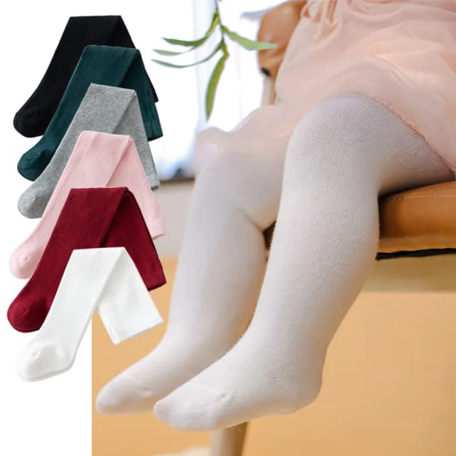 Baby baby meisje panty's gebreide kousen voor meisjes katoen pasgeboren panty's voor meisjes casual wit zwart roze peuter panty