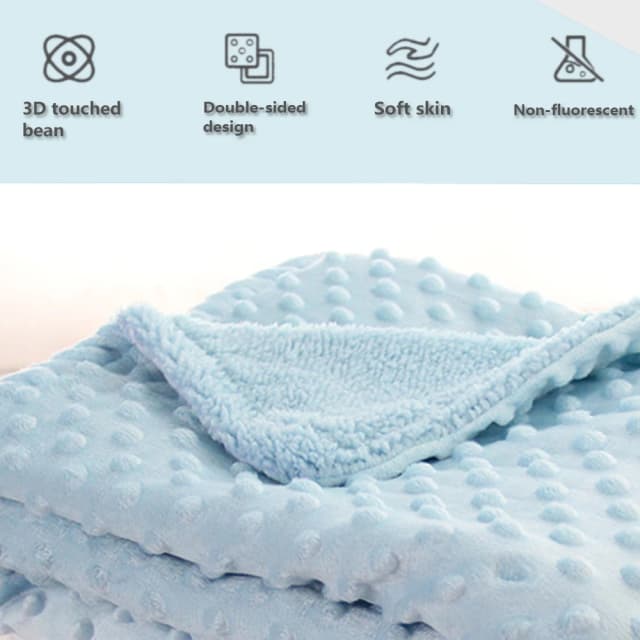 Babydeken en inbakeren Thermische zachte fleecedeken voor pasgeborenen Winter Effen beddengoedset Katoenen dekbed Babybeddengoed Inbakerdoek